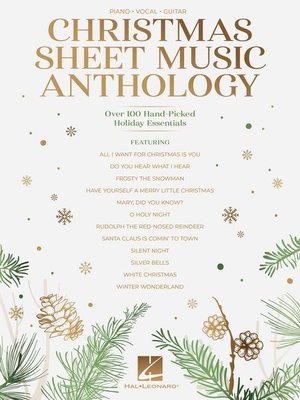 cover image of Christmas Sheet Music Anthology